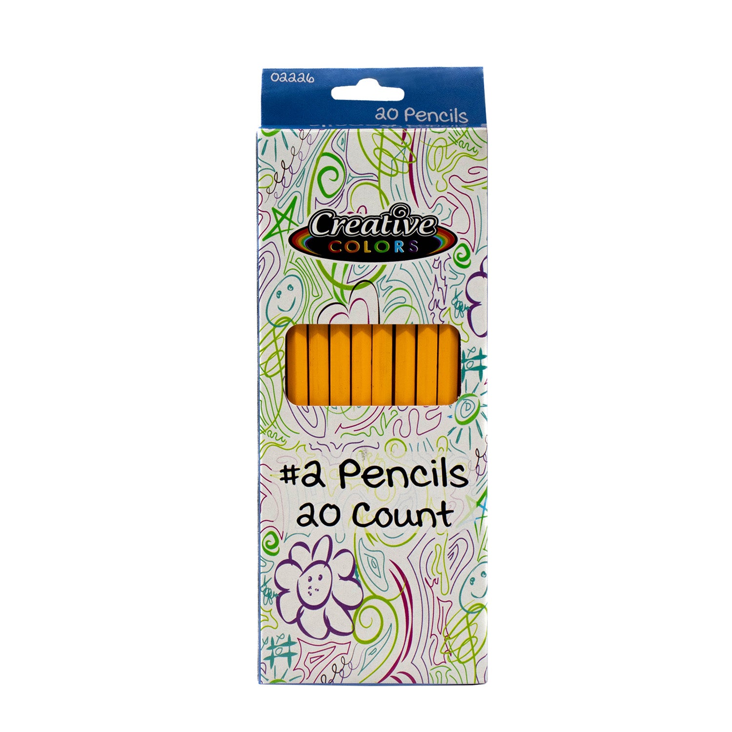 20 Count #2 Pencils - Bulk School Supplies Wholesale Case of 48 Packs of Pencils
