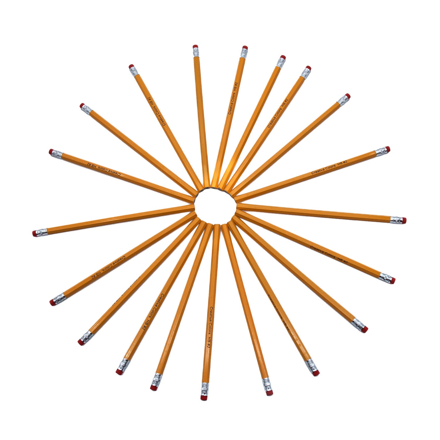 20 Count #2 Pencils - Bulk School Supplies Wholesale Case of 48 Pencils
