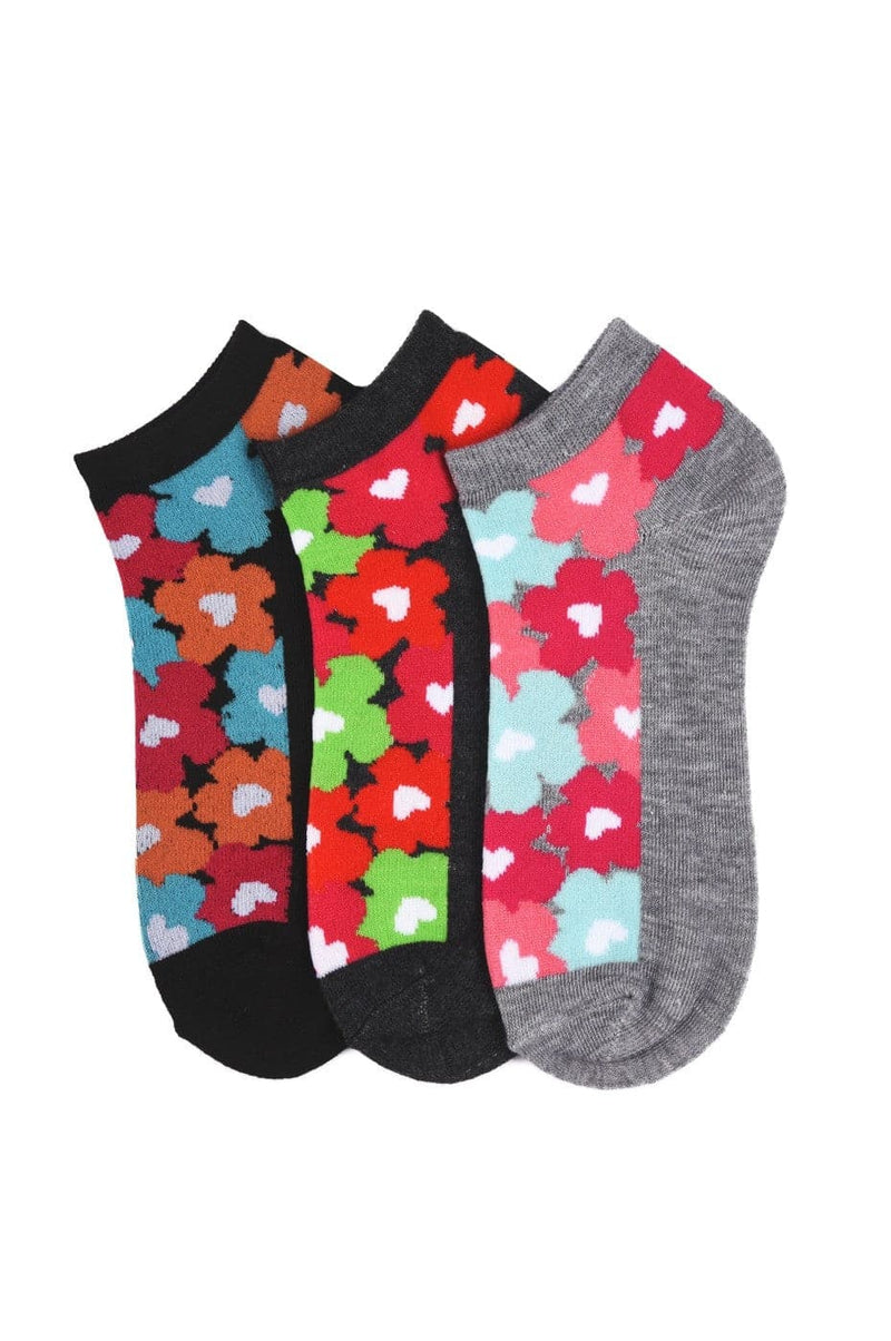 Women's No Show Wholesale Sock, Size 6-8 in 12 Randomly Assorted Styles - Bulk Case of 144 Pairs