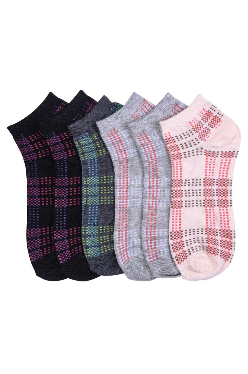 Women's No Show Wholesale Sock, Size 6-8 in 12 Randomly Assorted Styles - Bulk Case of 144 Pairs