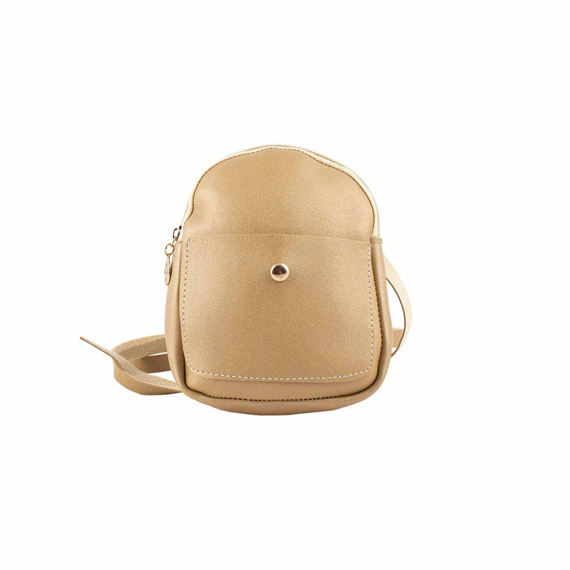 7" Mini Faux Leather Wholesale Backpack in 5 Assorted Colors - Bulk Case of 24