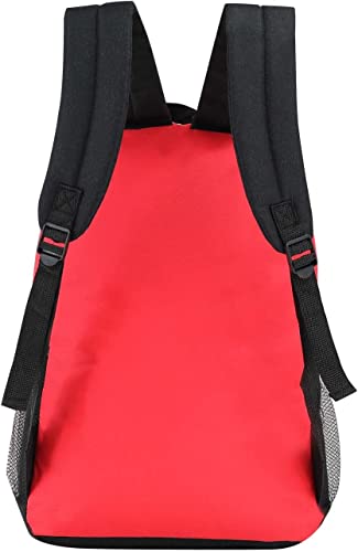 24 Pack of 17" Deluxe Wholesale Backpack in Assorted Colors - Bulk Case of 24