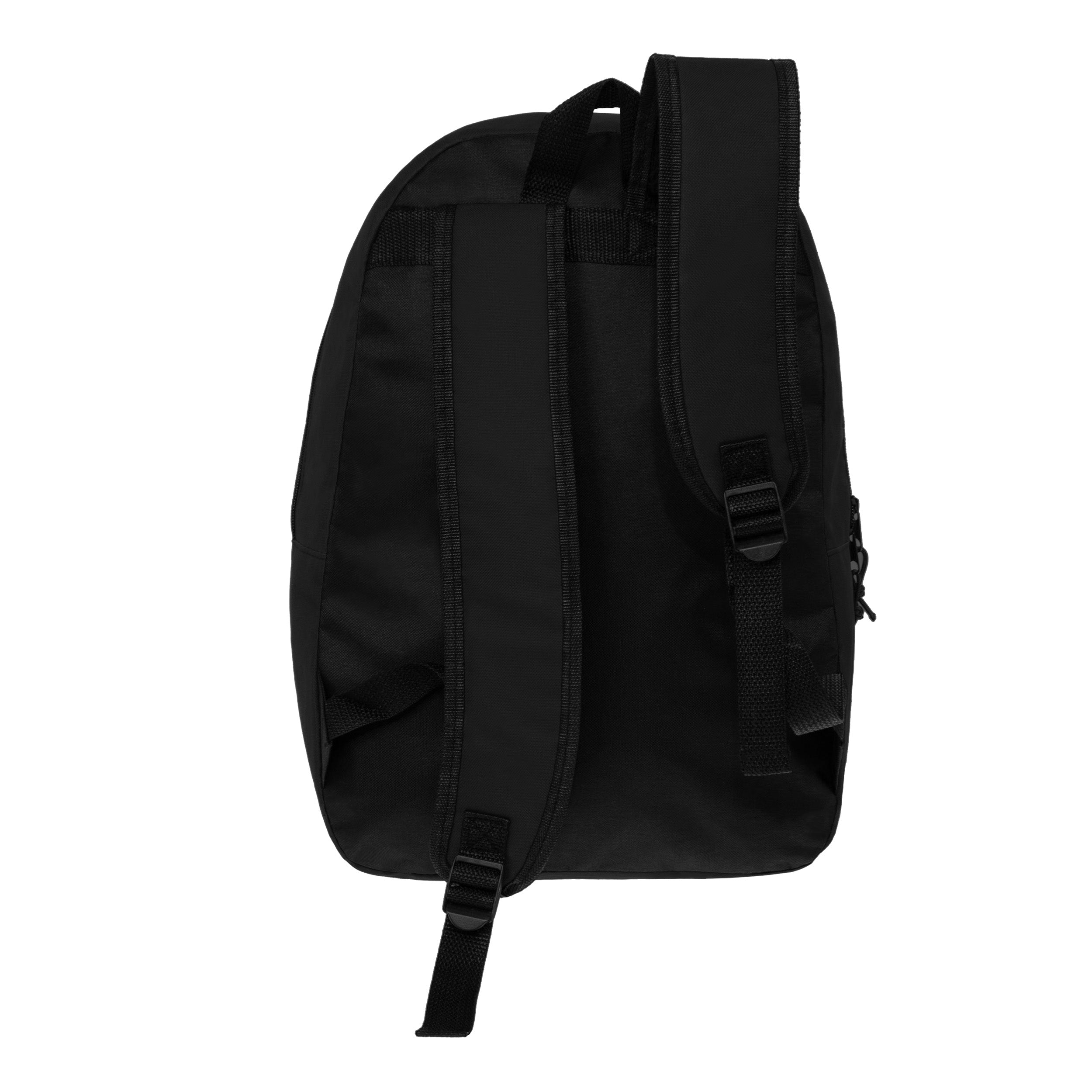 24 Pack Wholesale Black Backpacks