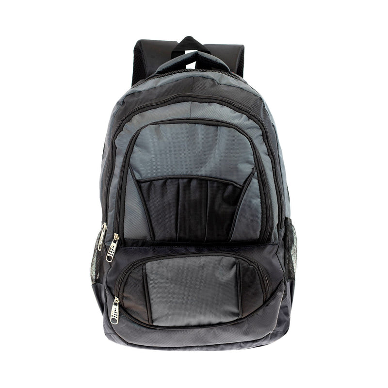 19" Premium Wholesale Backpack in 8 Assorted Colors - Bulk Case of 24