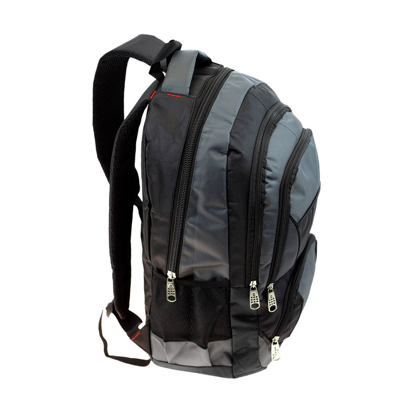 19" Premium Wholesale Backpack in 8 Assorted Colors - Bulk Case of 24