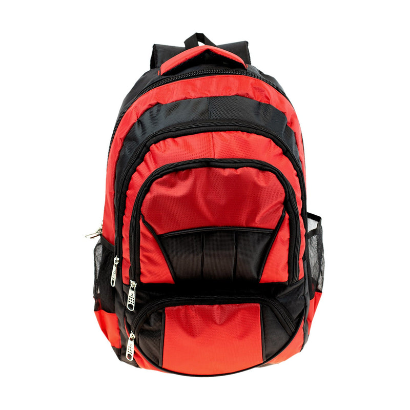 19" Premium Wholesale Backpack in 8 Assorted Colors - Bulk Case of 24