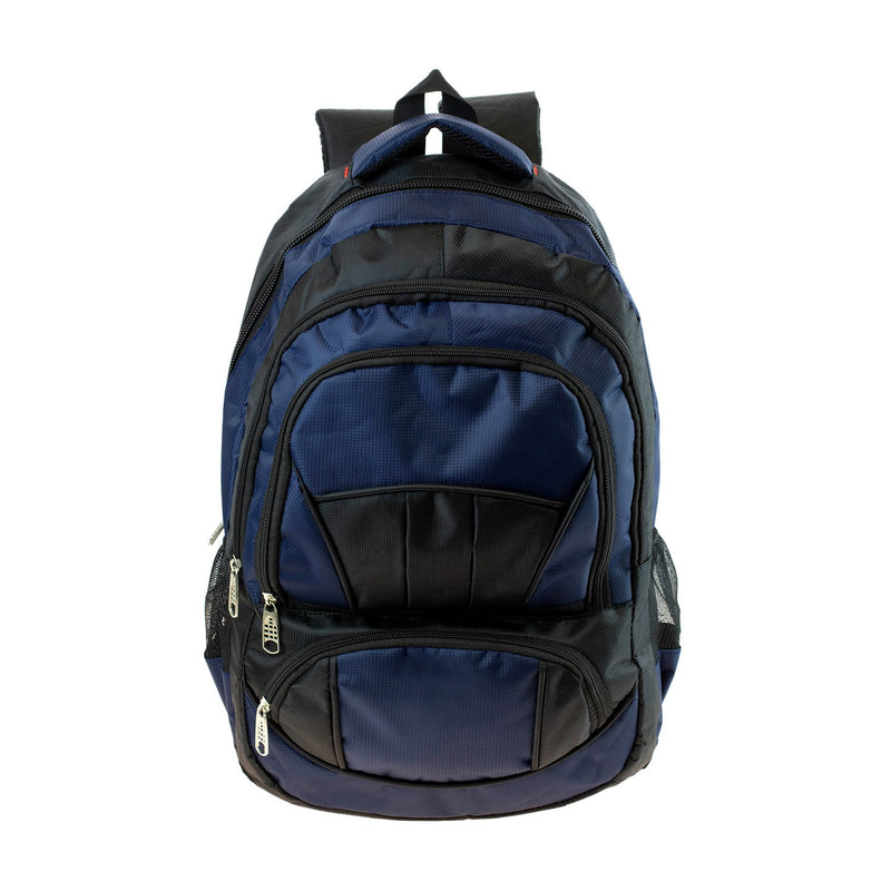 19" Premium Wholesale Backpack in 8 Assorted Colors - Bulk Case of 24