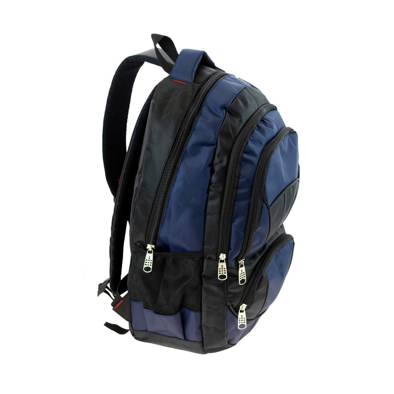 19" Premium Wholesale Backpack in 8 Assorted Colors - Bulk Case of 24