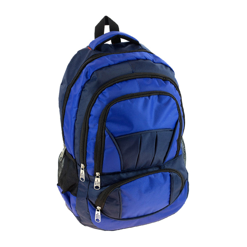 19" Premium Wholesale Backpack in 8 Assorted Colors - Bulk Case of 24