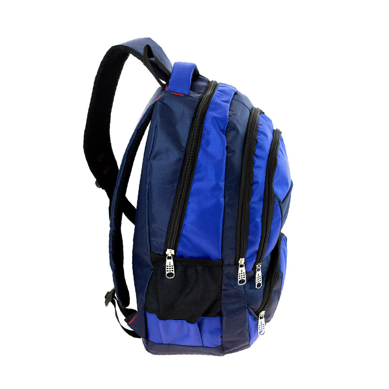 19" Premium Wholesale Backpack in 8 Assorted Colors - Bulk Case of 24