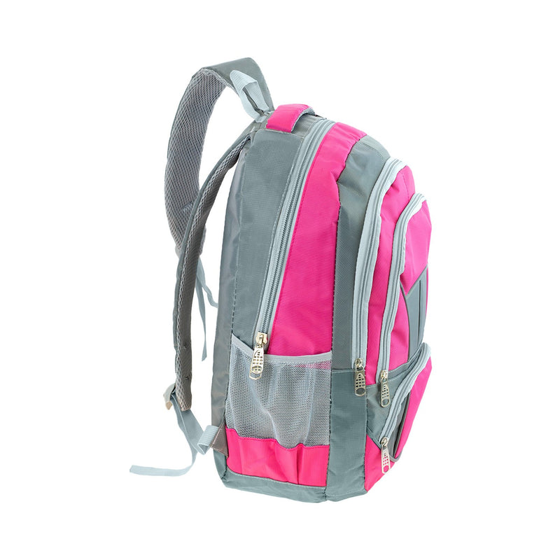 19" Premium Wholesale Backpack in 8 Assorted Colors - Bulk Case of 24