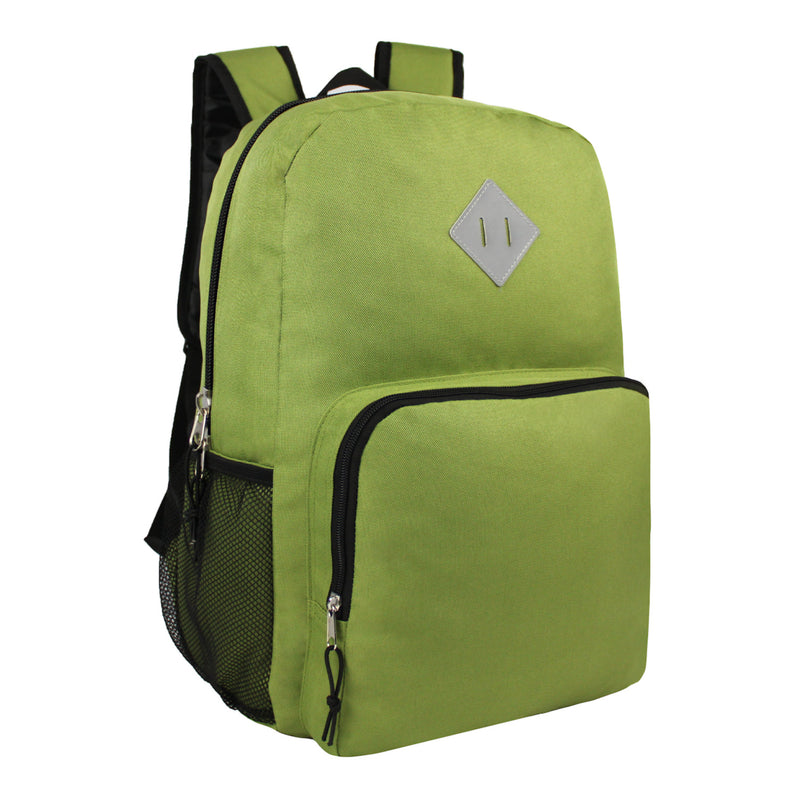18" Deluxe Wholesale Backpack in Assorted Colors - Bulk Case of 24
