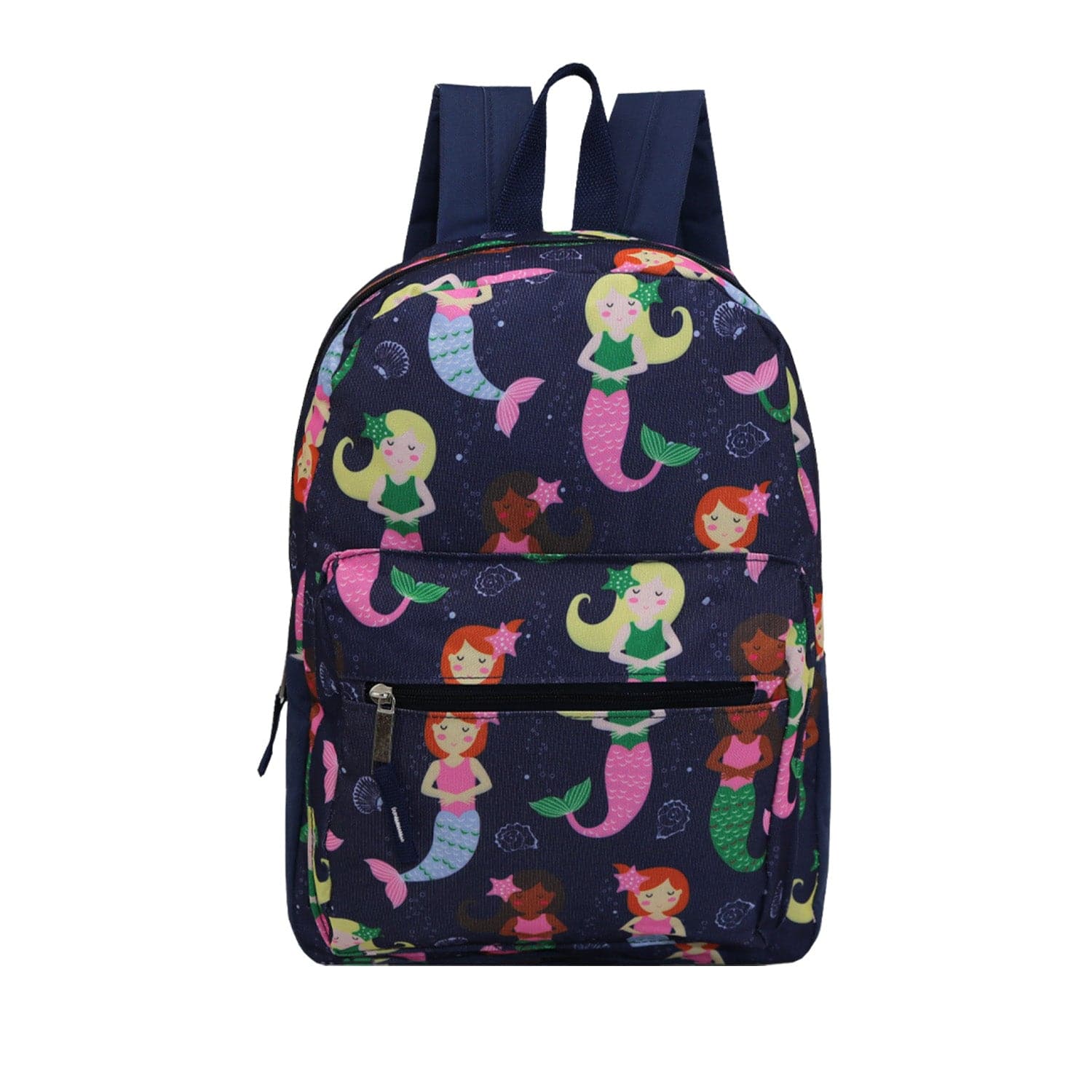 15" Kids Basic Wholesale Backpack in Assorted Prints - Bulk Case of 24