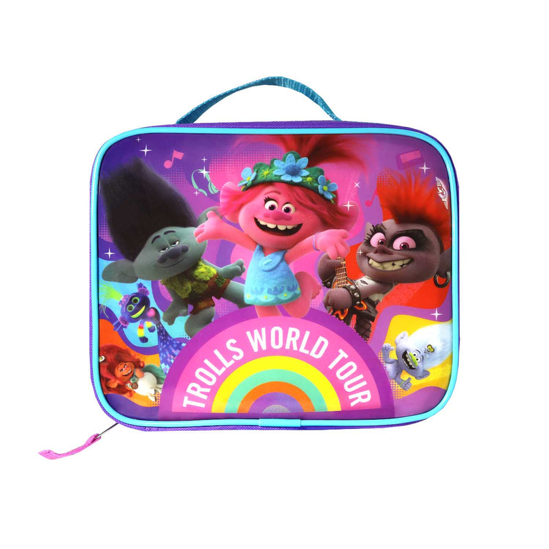 Wholesale Kids Lunch Box in Troll Character Design - Bulk Case of 24