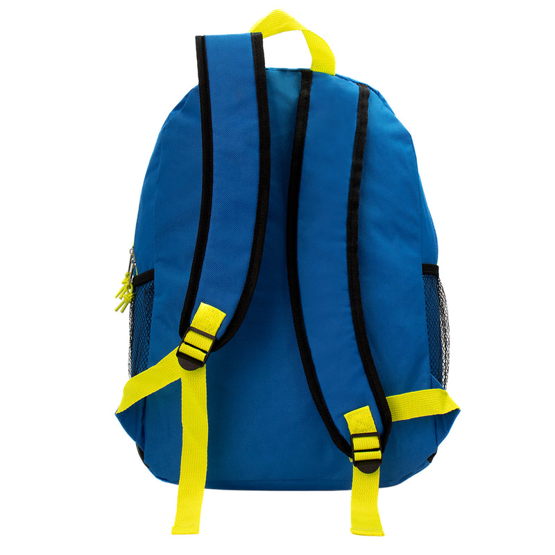 17" Bungee Wholesale Backpack in Assorted Colors - Bulk Case of 24
