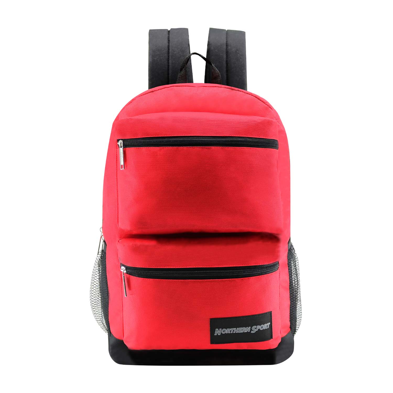 17" Deluxe Wholesale Backpack in Assorted Colors- Bulk Case of 24