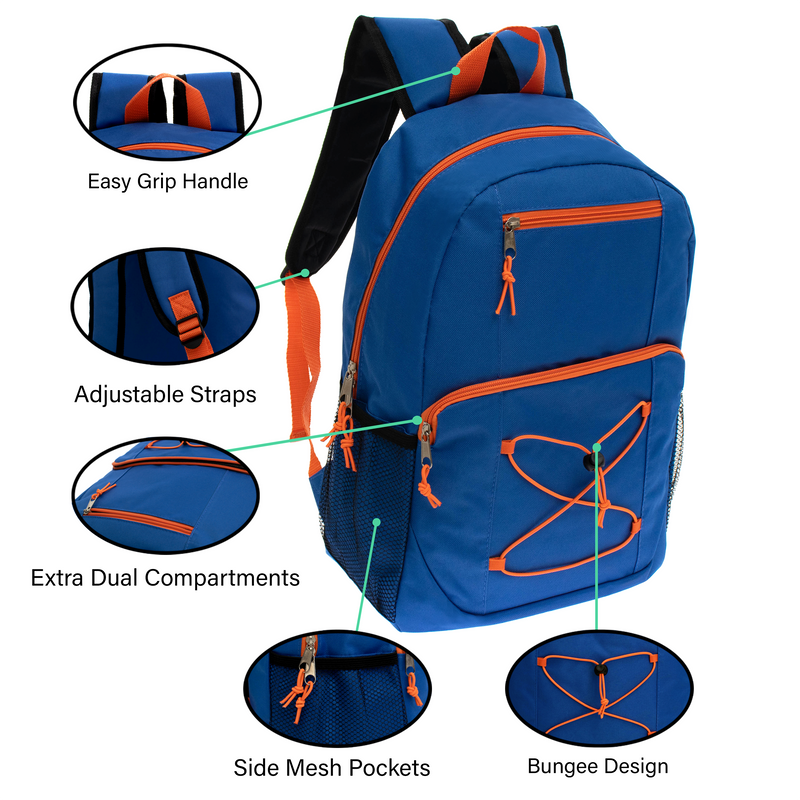 Boys & Girl Bungee Wholesale Backpacks
