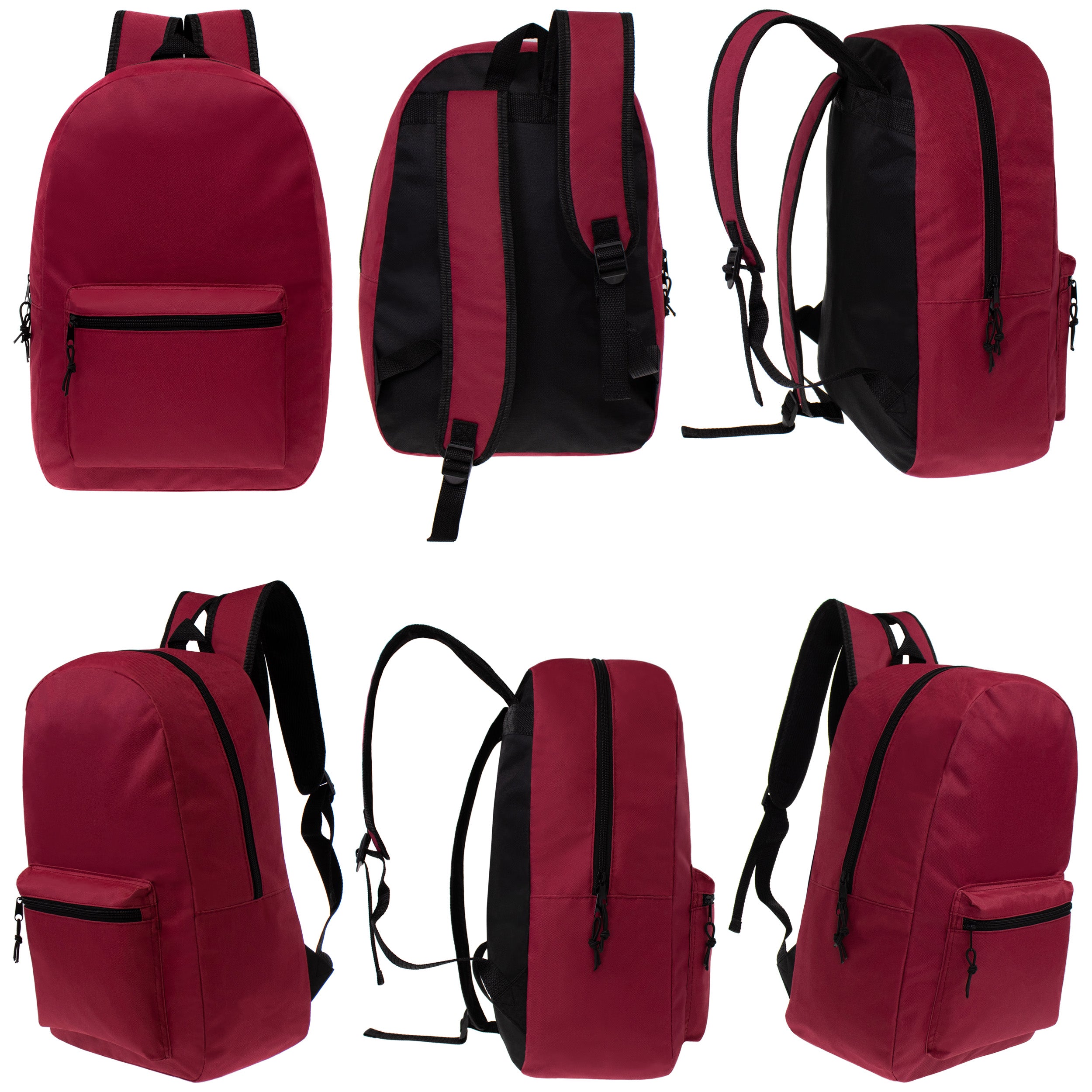 Assorted Color Wholesale Backpacks 24 Pieces