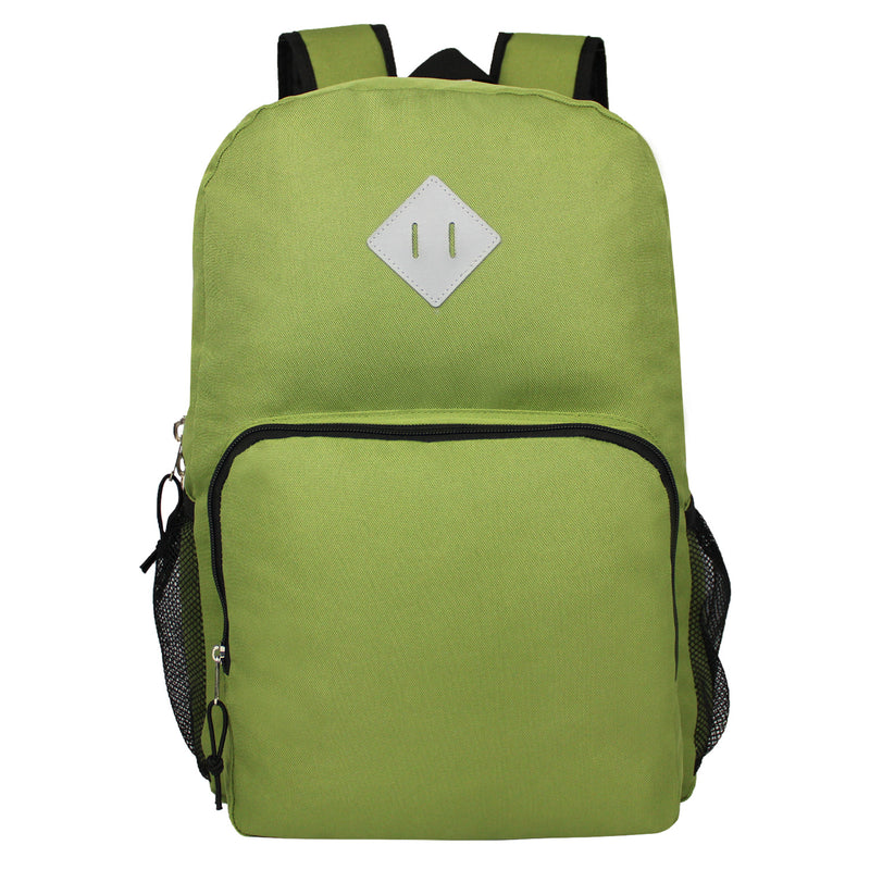 18" Deluxe Wholesale Backpack in Assorted Colors - Bulk Case of 24