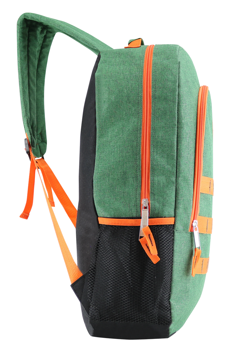 19" Basic Wholesale Backpack In 4 Colors - Bulk Case Of 24 Backpacks