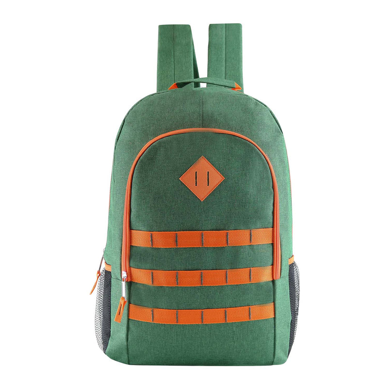 19" Basic Wholesale Backpack In 4 Colors - Bulk Case Of 24 Backpacks
