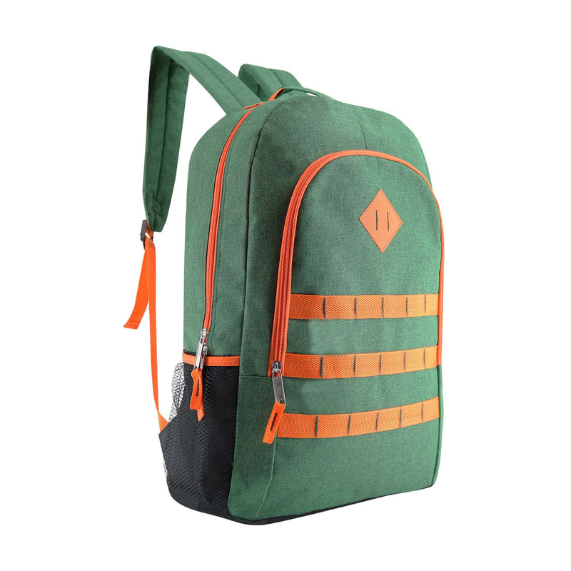 19" Basic Wholesale Backpack In 4 Colors - Bulk Case Of 24 Backpacks