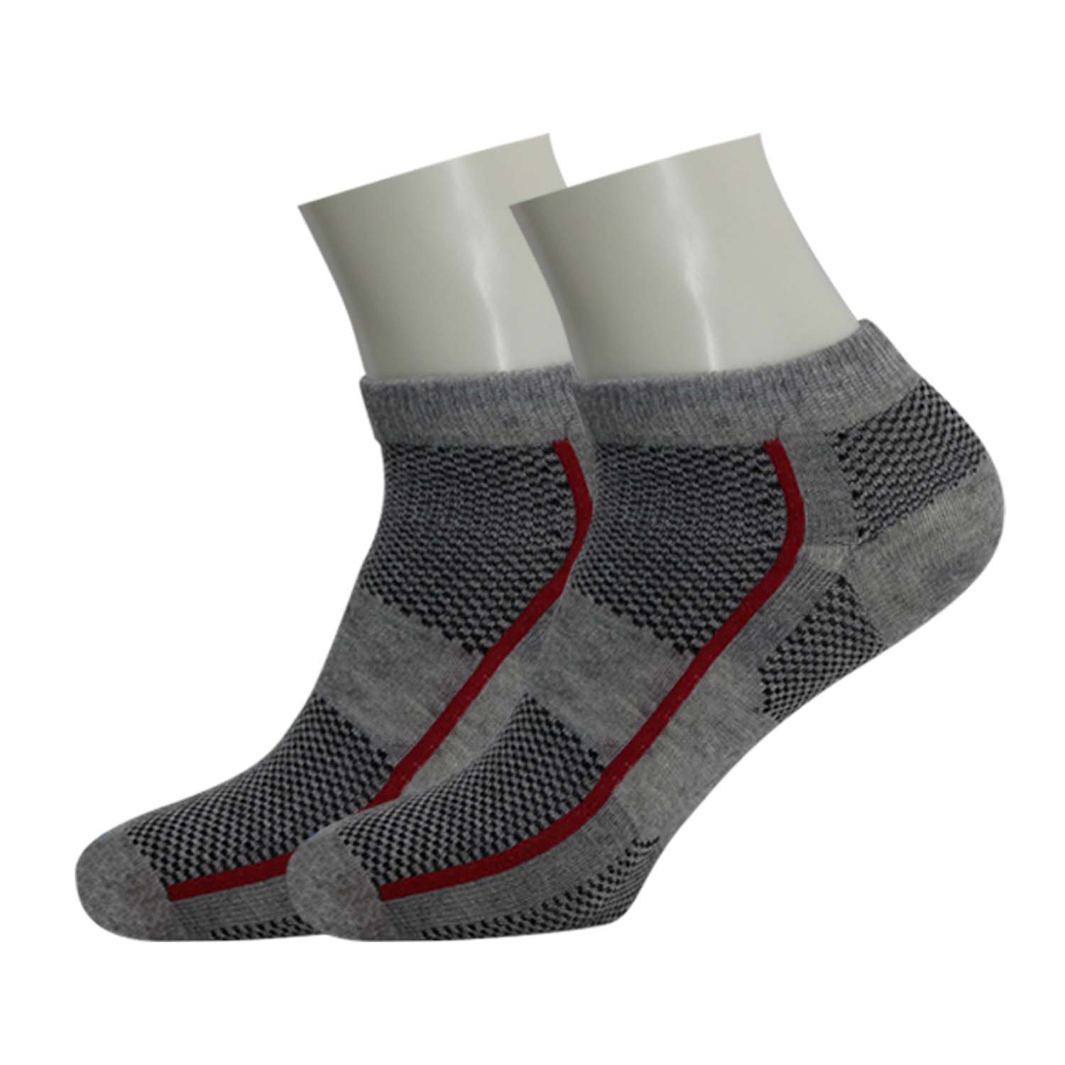Men's Low Cut Wholesale Sock, Size 9-11 in Assorted Designs - Bulk Case of 144 Pairs