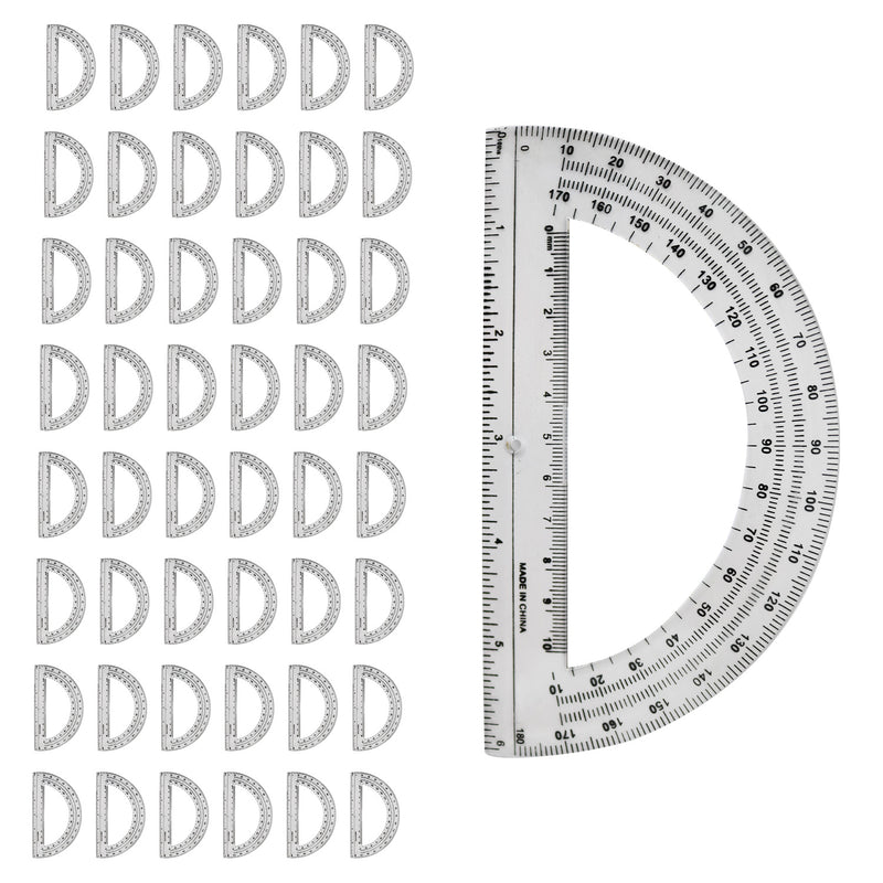 180 Degree Protractors - Bulk School Supplies Wholesale Case of 96 Protractors