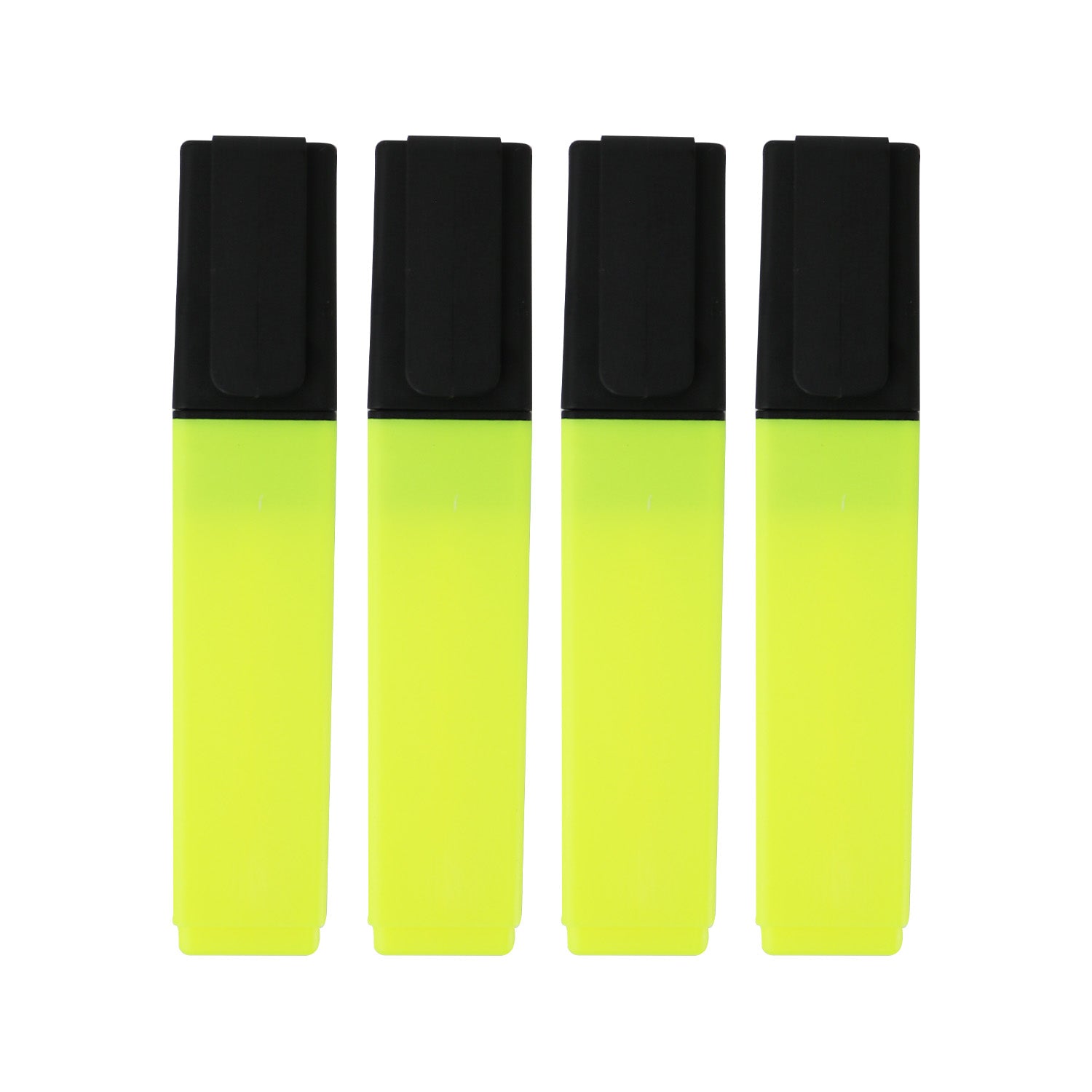 4 Pack of Yellow Highlighters - Bulk School Supplies Wholesale Case of 48 Packs of Highlighters