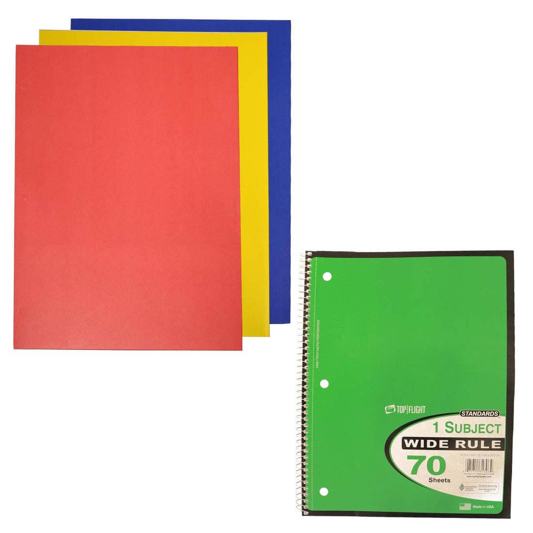 50 Piece Wholesale Premium School Supply Kits Bulk Case of 24 Kits